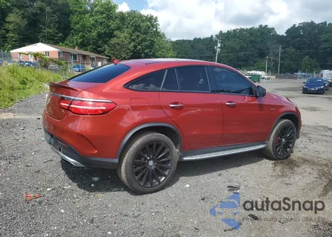 2016 Mercedes-Benz Gle Coupe 450 4Matic z USA, uszkodzony, nr VIN 4JGED6EB9GA021033